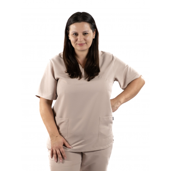 Bluza unisex NEREA - beżowa